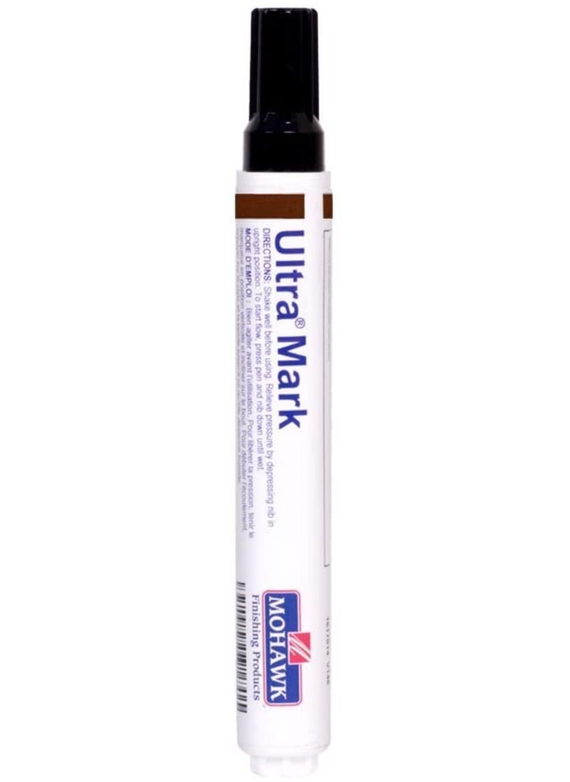 Mohawk Finishing Products - Mohawk Ultra Mark Marker Perfect Brown M280 0249 , Touch Up and Repair Pen for Wood and Furniture Scratches, Wood Lacquer Marker - Image 1