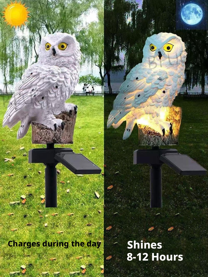 Solar Powered Owl Garden Light - Image 5