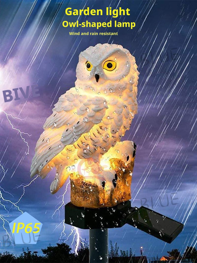 Solar Powered Owl Garden Light - Image 1