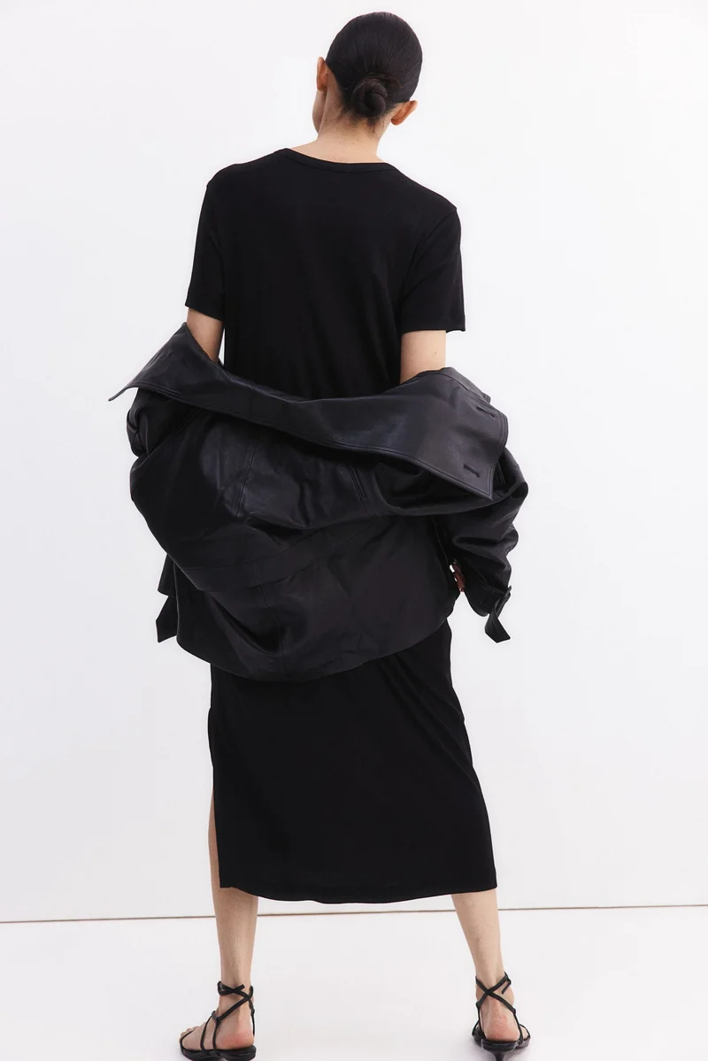 H&M MAMA Ribbed T-shirt dress