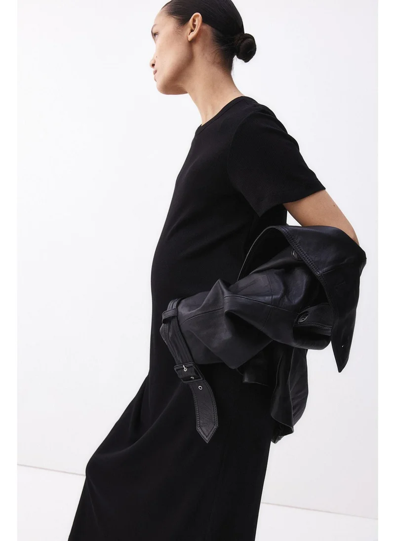 H&M MAMA Ribbed T-shirt dress