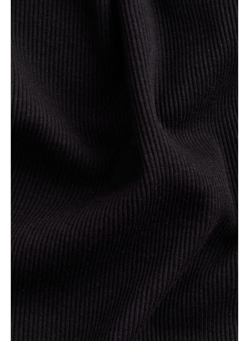 اتش اند ام MAMA Ribbed T-shirt dress