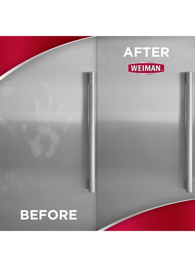 Weiman - Stainless Steel Cleaner Kit - Removes Fingerprints, Residue, Water Marks, and Grease - Image 1