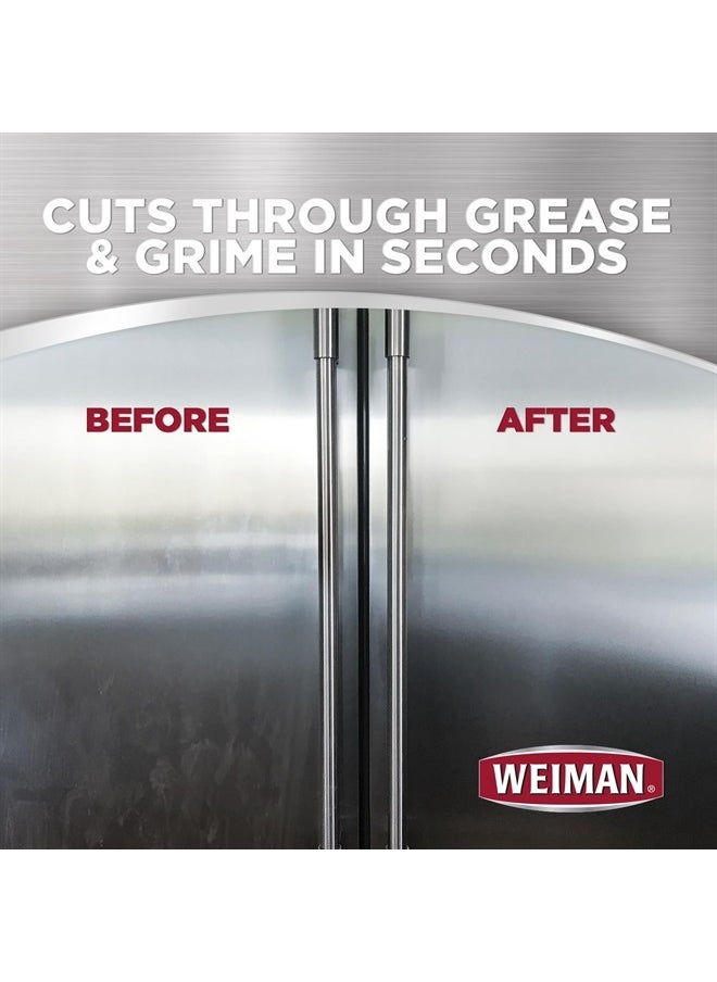 Weiman - Stainless Steel Cleaner Kit - Removes Fingerprints, Residue, Water Marks, and Grease - Image 1