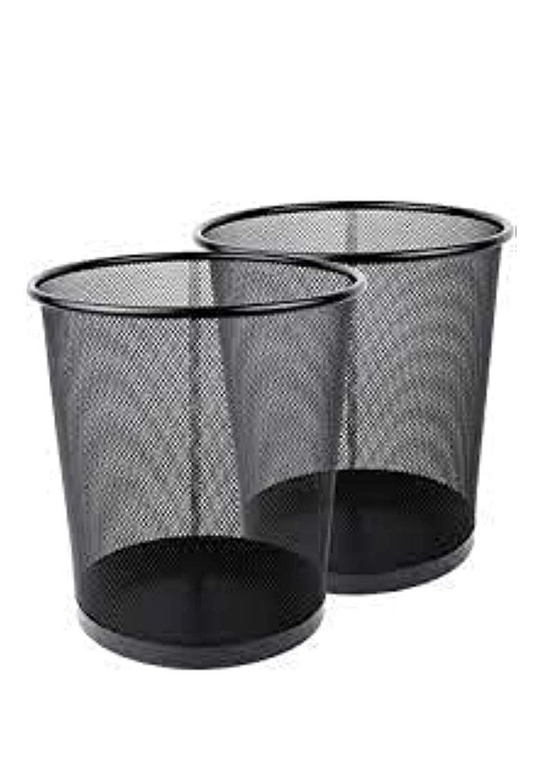 أي كي دي سي حزمة من 3 سلال نفايات مستديرة من AKDC، سلة إعادة التدوير، مثالية للمنزل/المكتب، سلة المهملات، سلة المهملات، سلة المهملات، سلة المهملات، سلة المهملات، سلة المهملات، سلة المهملات - Image 1