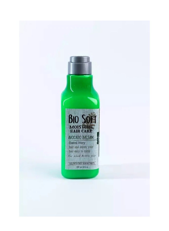 Bio Soft Moisture Hair Care Avocado Balsam Control frizzy 490ML
