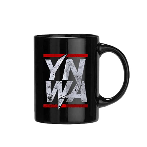 Gen7 YNWA l Full Black Printed Coffee Mug Liverpool l Ceramic Mug 11 oz Black 350 ml Pack of 1 - Image 1