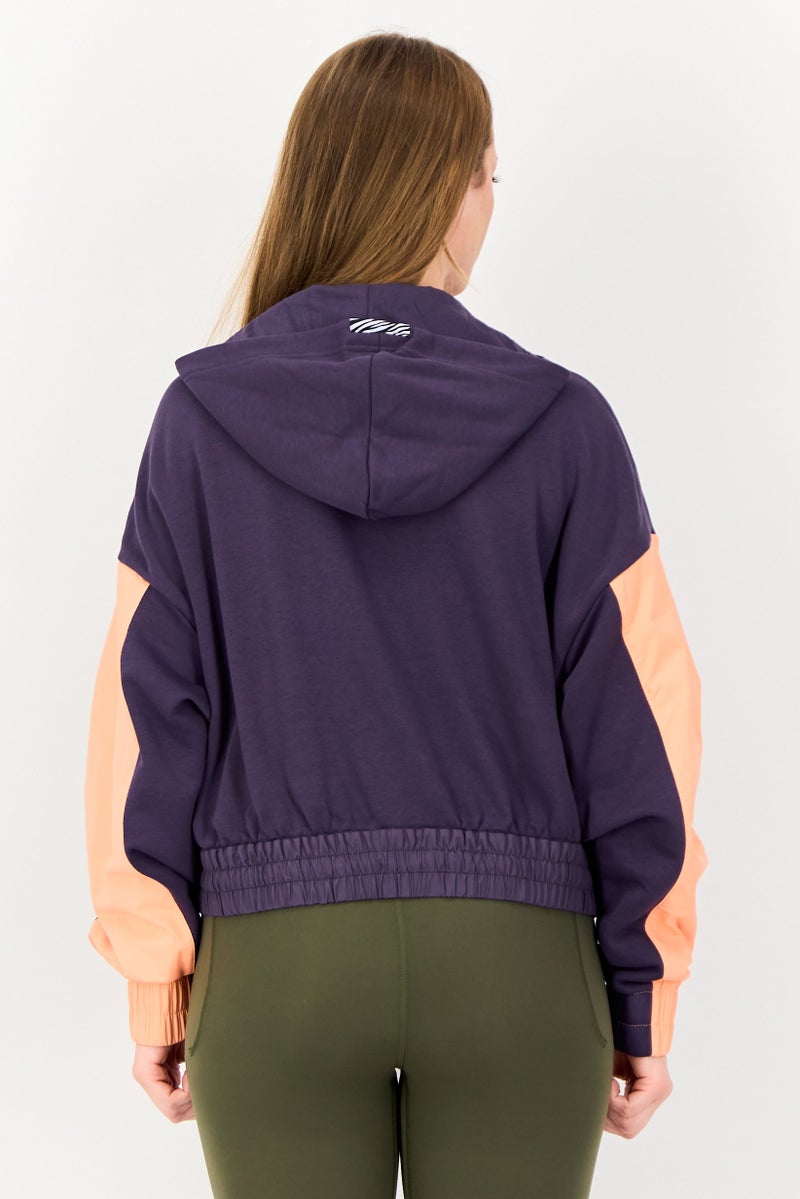 Nike Women Oversized Fit Long Sleeve Outdoor Hoodie, Purple - Image 3