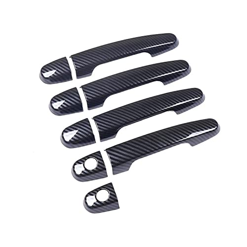 SZFKACCESS for 2003 2004 2005 2006 2007 2008 2009 2010-2013 Toyota Corolla Sedan Door Handle Covers Trims Accessories Carbon Fiber ABS - Image 4