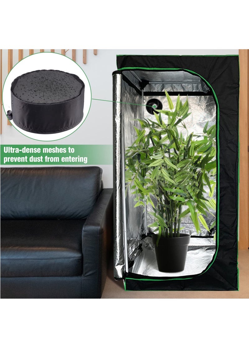 SYOSI - 2 Pack Grow Tents Vent Cover, 6In15cm Duct Filter Vent Cover with Elastic Band and Fixed Buckle to Dust Proof for Plant Grow Vent Indoor Greenhouse Plant Netting - Image 1