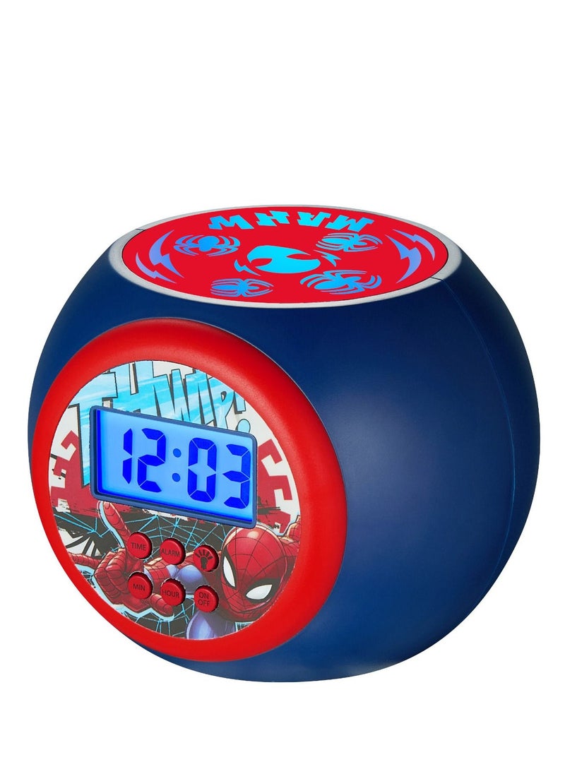 MARVEL - Marvel Spiderman Projector Alarm Clock - Image 1