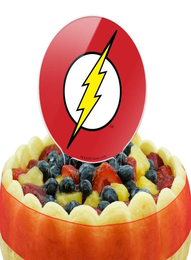 GRAPHICS & MORE Acrylic The Flash Lightning Bolt Logo Cake Topper Party Decoration for Wedding Anniversary Birthday Graduation - Image 5
