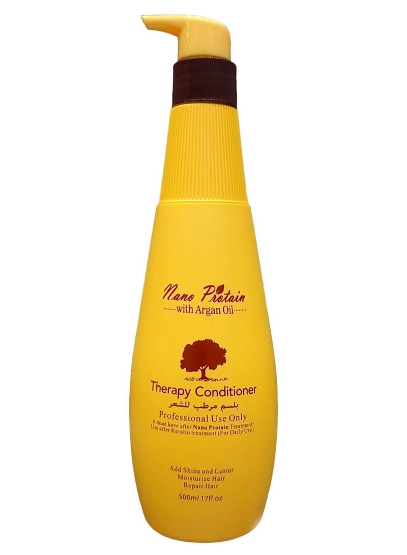 nano protain Conditioner With Argan Oil For Hair Treated With Keratin Or Protein 500 ml - Image 1