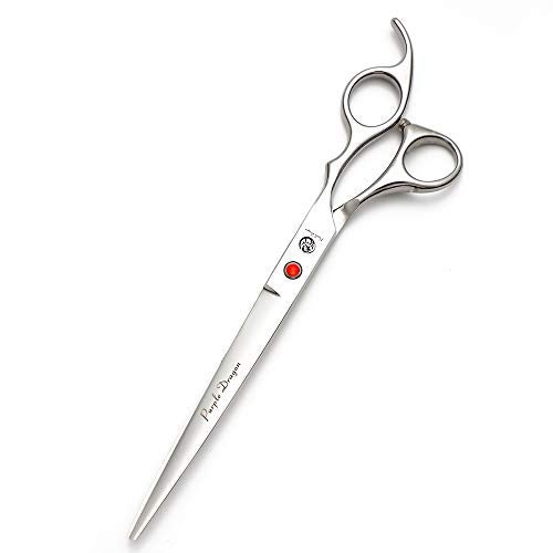 Purple Dragon 4“/5"/5.5"/6"/6.5"/7"/7.5"/8"/9"/10" Sharp Edge Salon Hair Cutting Shears - Pet/Dog Grooming Scissors with Bag - Perfect for Barber or Pet Groomer - Image 1