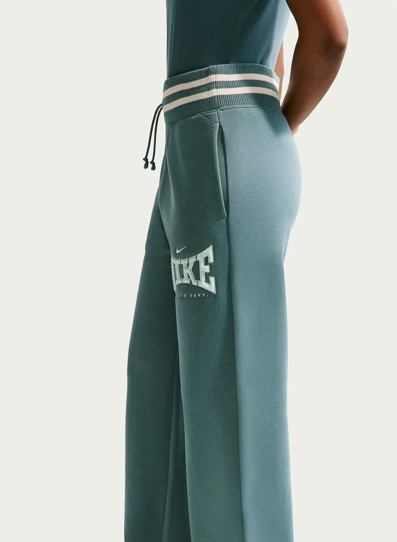 Nike MINERAL SLATE Phoenix Fleece Graphic Sweatpants for Women | Best Price UAE