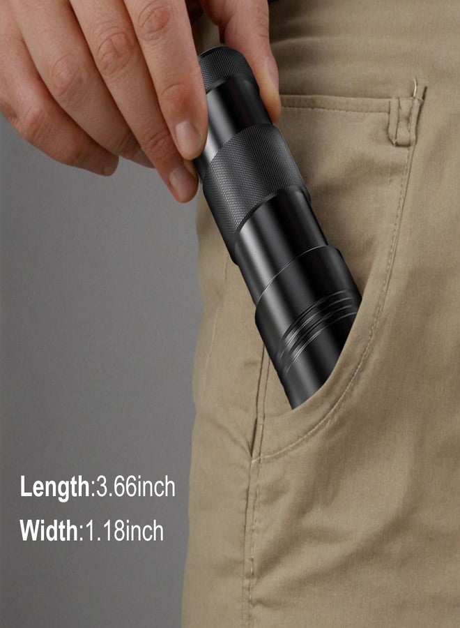 COSOOS 4 Pack Blacklight Flashlights, 395nm UV Handheld Black Light Flashlight, 12LED Mini Portable Pet Urine Detector for Dog Cat Urine, Scorpions, Dry Stains, Bed Bugs - Image 3