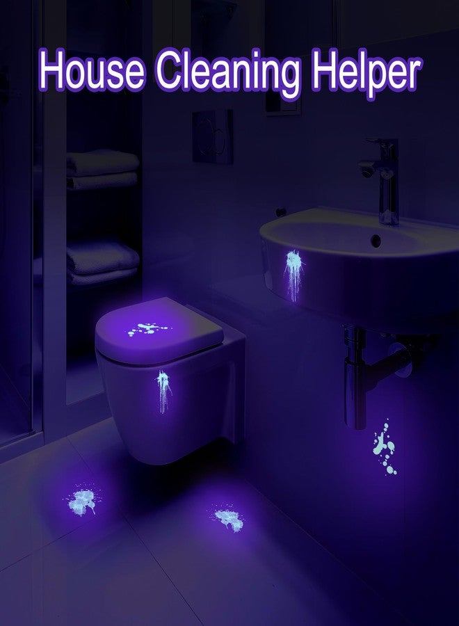 COSOOS 4 Pack Blacklight Flashlights, 395nm UV Handheld Black Light Flashlight, 12LED Mini Portable Pet Urine Detector for Dog Cat Urine, Scorpions, Dry Stains, Bed Bugs - Image 4