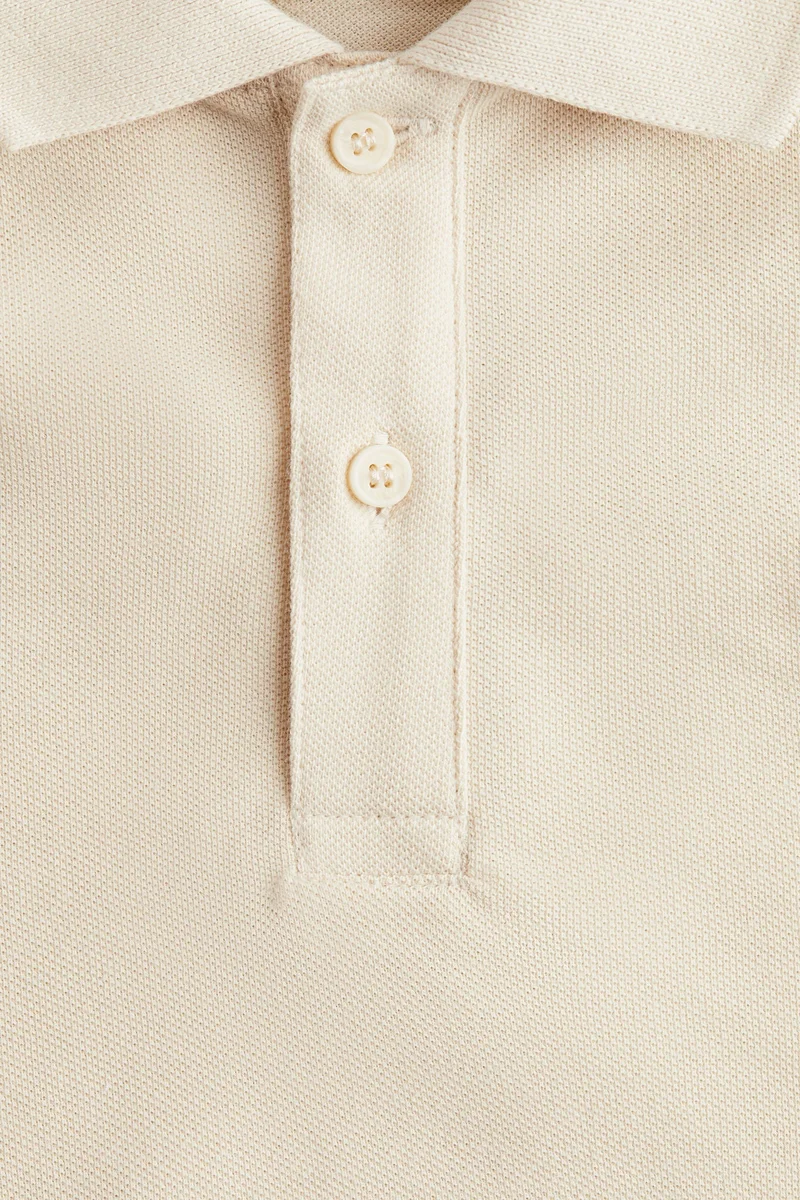 H&M Cotton piqué polo shirt