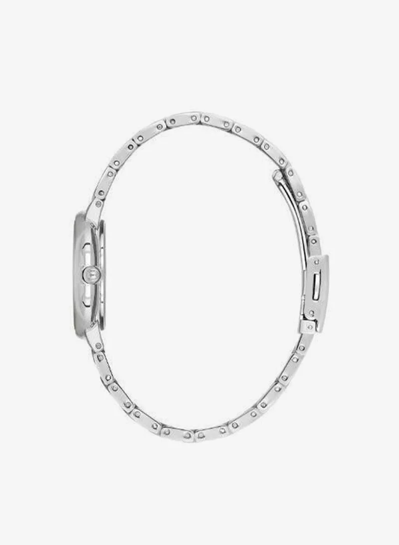 Daniel Klein Women's Stainless Steel Silver Alloy Case Analog Black Round Sunray Dial Japanese Quartz Premium 30 Meters Water Resistant