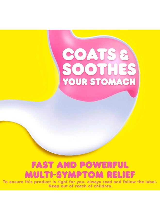 Pepto Bismol Pepto Bismol Chewable Tablets for Nausea Heartburn Indigestion Upset Stomach and Diarrhea Relief Original Flavor 90 Total 3 Packs of 30  - Image 3