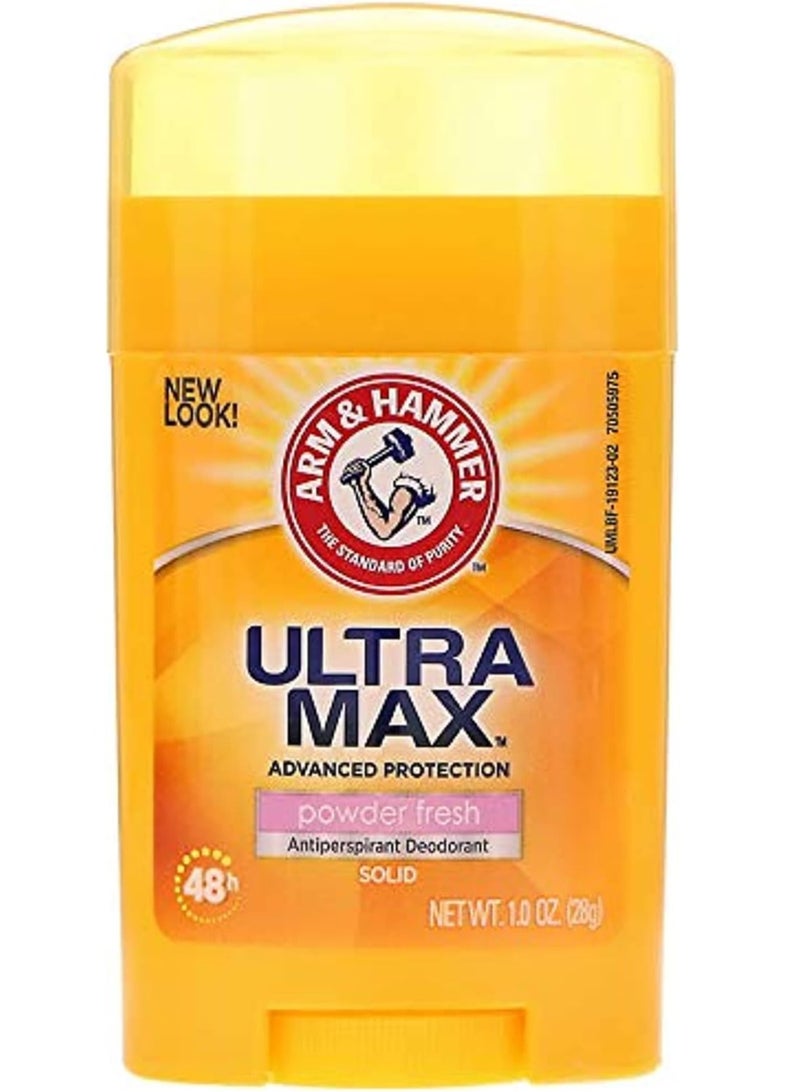 آرم آند هامر مزيل العرق والروائح المضاد للتعرق من نوع بودرة ألترا ماكس، عبوة 28 جرام - Image 1