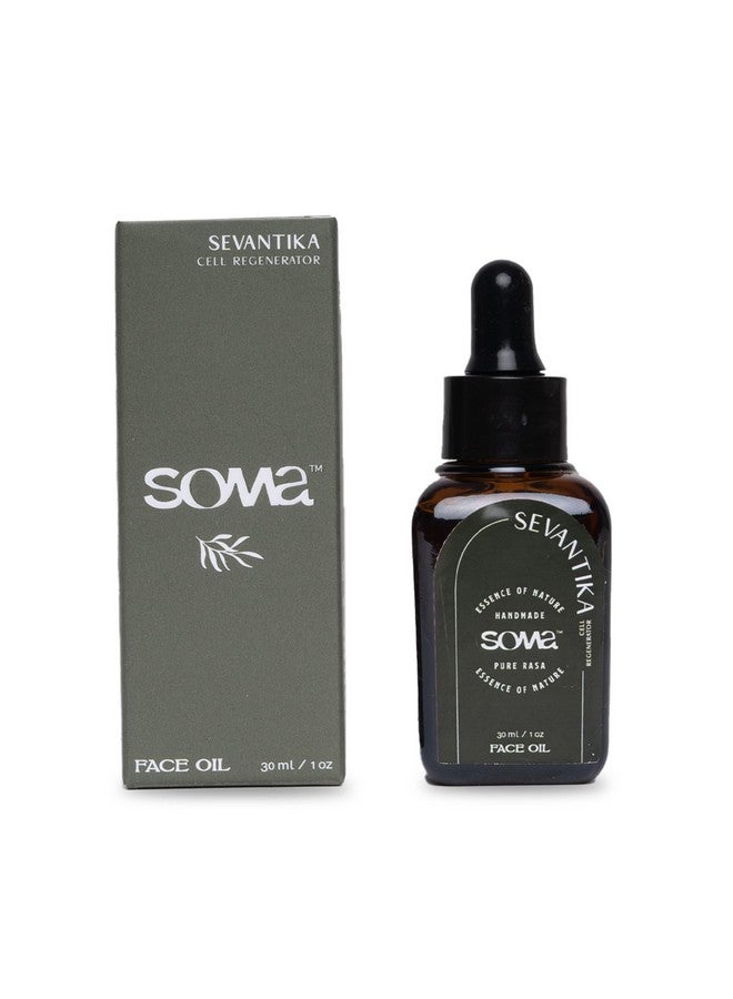 SOMA Sevantika Brightening, Natural &Organic Face Oil | For reducing Dark Spots, Pigmentation&Fine-Lines | With Marigold(Calendula) in Light-Weight Jojoba Oil | For Anti - Ageing, Glowing, Hydrated & Nourished Skin | Cell Regenerating Formula | 30 ml - Image 2