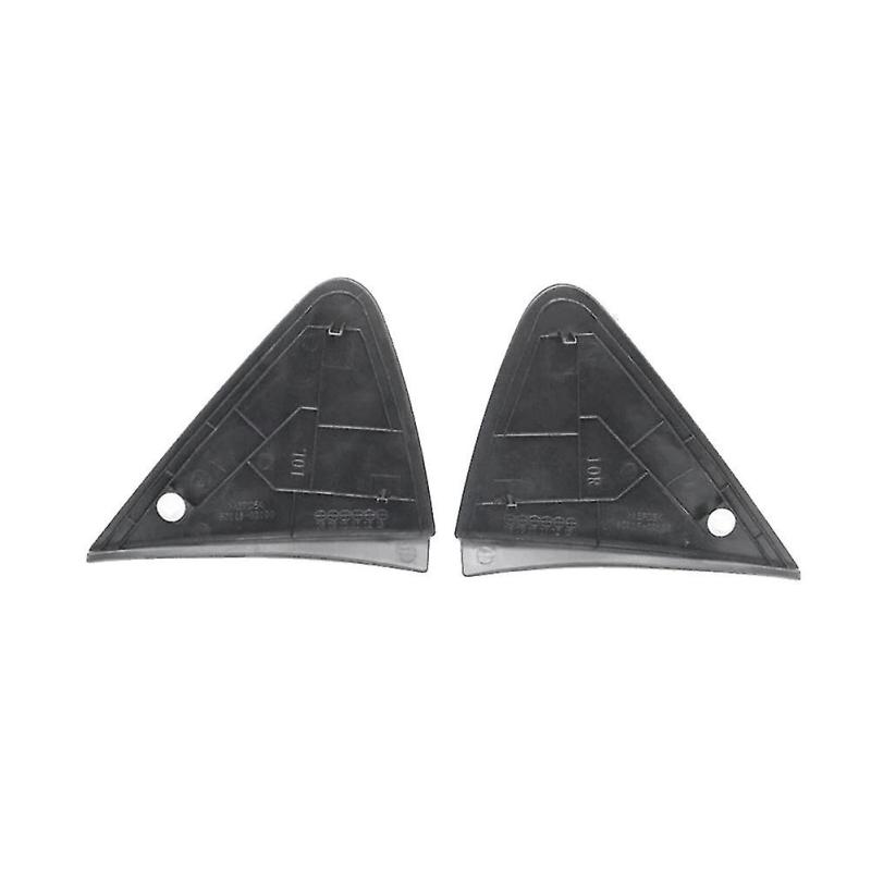 Car Window Cover Black Plastic Easy To Install Triple Cornered Cover for 2008-2012 Toyota Yaris - Brand New 2 Pieces Vehicle Protection - Image 4