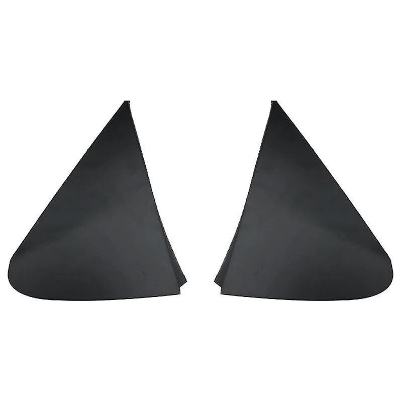 Car Window Cover Black Plastic Easy To Install Triple Cornered Cover for 2008-2012 Toyota Yaris - Brand New 2 Pieces Vehicle Protection - Image 1