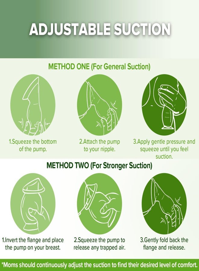 haakaa Manual Breast Pump & Silicone Cap Combo for Nursing Mom (Gray, 4oz. with Base) - Image 4