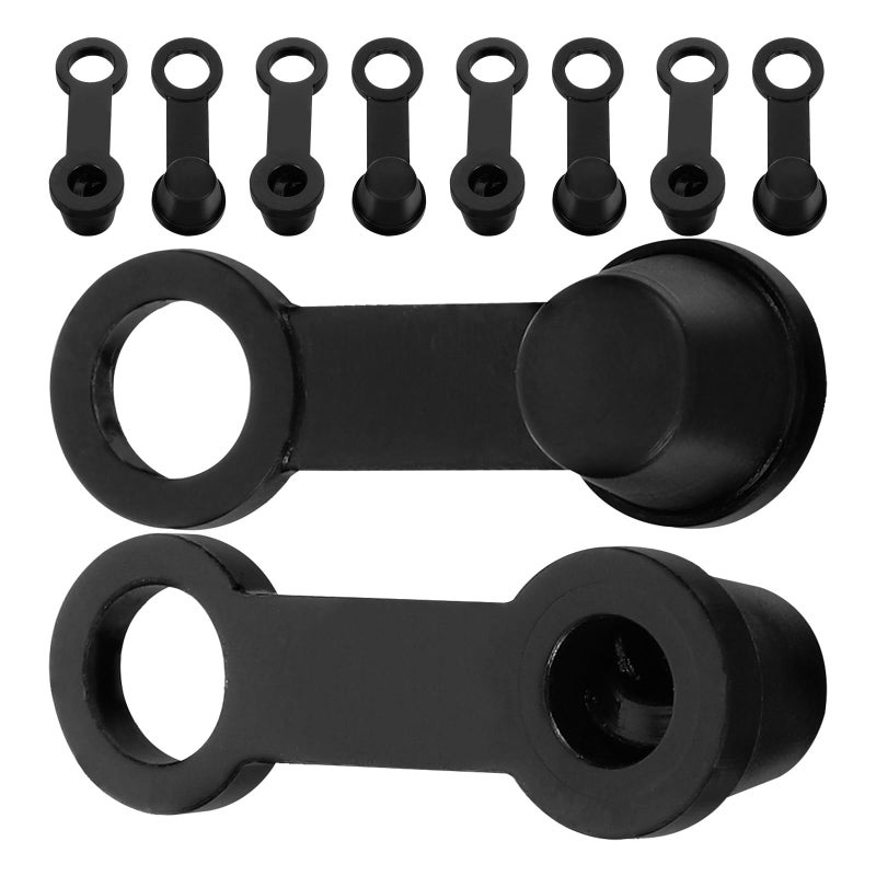 10Pcs 8mm Black Rubber Brake Bleeder Caps Dustproof Grease Fitting Covers For Car Motorcycle - Image 2