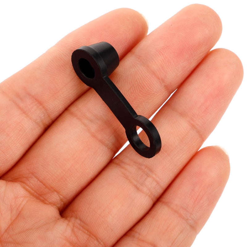 10Pcs 8mm Black Rubber Brake Bleeder Caps Dustproof Grease Fitting Covers For Car Motorcycle - Image 5