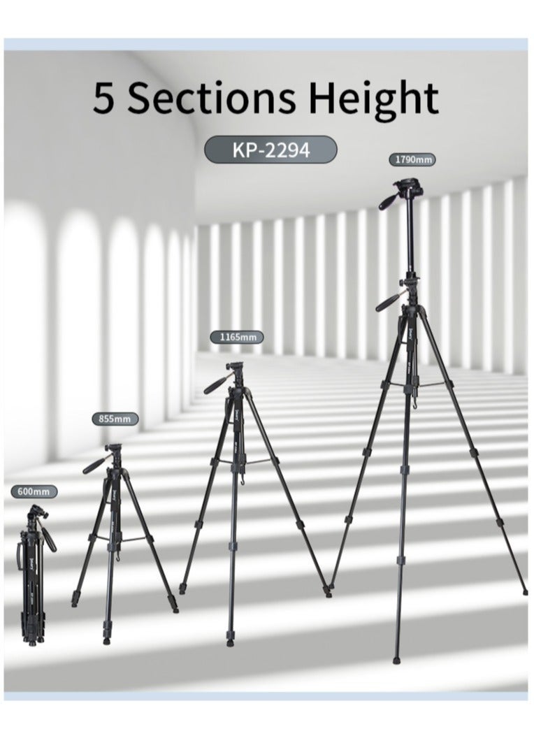 Jmary Generic KP2294 Rotatable Center Column Aluminum Alloy Stand Axis Horizontal Monopod Jmary Tripod for DSLR Camera - Image 1
