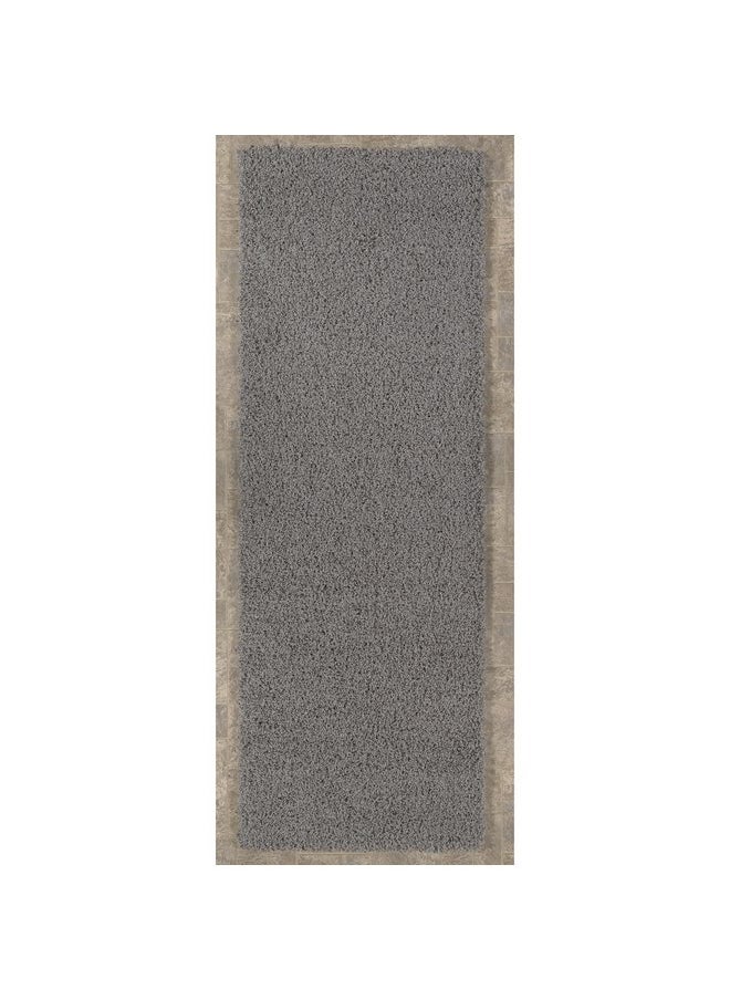 سويت هوم ستوريز - سجادة ناعمة من مجموعة Sweet Home Stores Cozy Shag Collection ذات الوبر الرمادي (2'0"X4'11") لغرفة المعيشة وغرفة النوم المعاصرة - Image 1