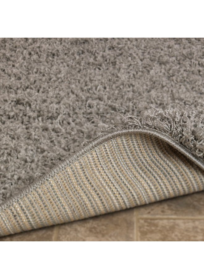 سويت هوم ستوريز - سجادة ناعمة من مجموعة Sweet Home Stores Cozy Shag Collection ذات الوبر الرمادي (2'0"X4'11") لغرفة المعيشة وغرفة النوم المعاصرة - Image 1