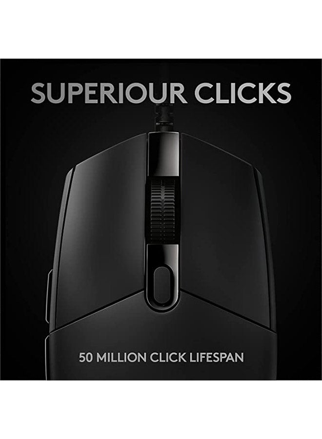 Logitech G PRO Wired Gamingmouse, Hero 25K Sensor, 25,600 Dpi, RGB, Ultra Lightweight, 6 ProgRAMmable Buttons, On-Board Memory, Built For Esports, PC/Mac - Image 3