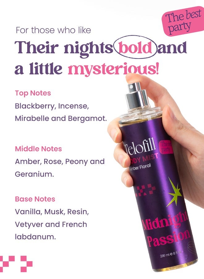 تيلوفيل Midnight Passion Body Mist - Image 3