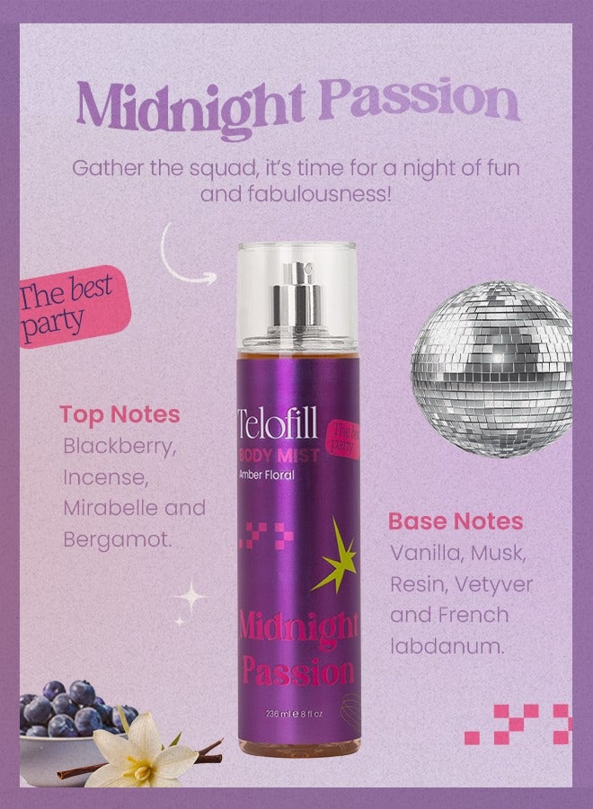 تيلوفيل Midnight Passion Body Mist - Image 2