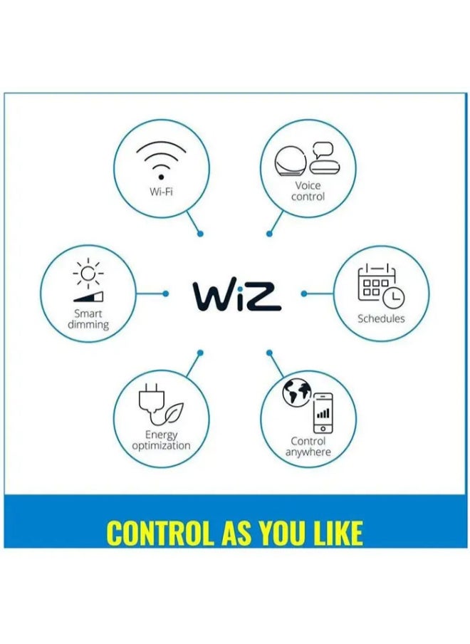 Wiz Smart Wi-Fi & BLE Round Downlight 4" 9W 827-6500K Tunable White  - Image 5