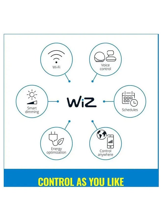 Wiz Smart Tunable White Recessed Downlight 4, 9W, Dimmable, Wi-Fi And Bluetooth, App And Voice Control - Image 4