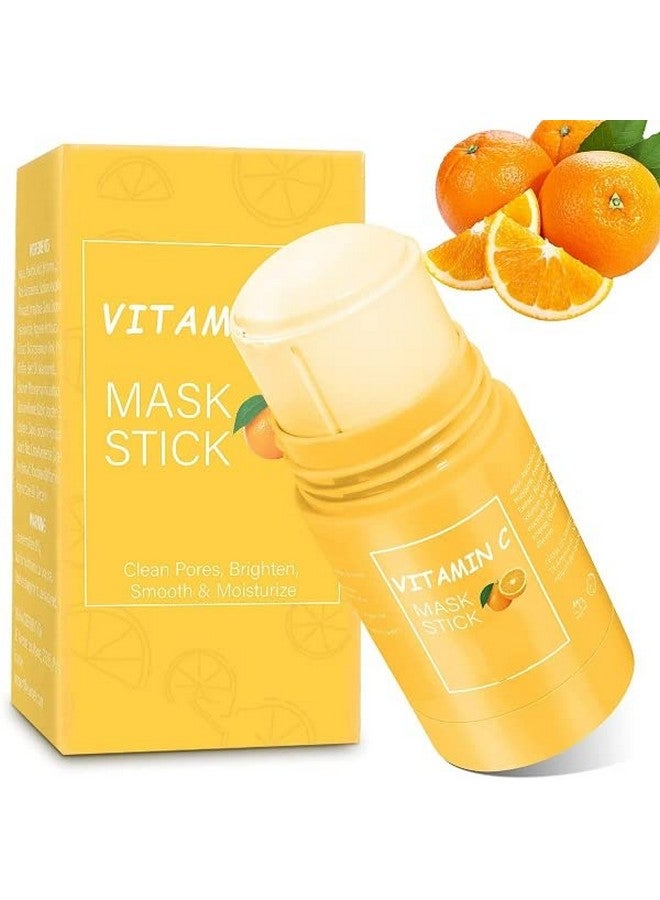 VBA Vitamin C and Turmeric Mask Stick for Face, Purifying Solid Vitamin C Clay Stick Mask For Blackhead Remove, Anti-Acne Oil Control & Clean Pores for All Skin Types Women and Men - Image 1