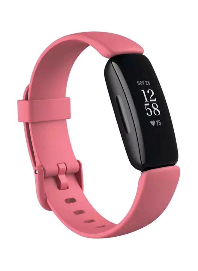 Fitbit Inspire 2, Health And Fitness Tracker With Free 1-Year Fitbit Premium Trial, 24/7 Heart Rate And Upto 10 Days Battery Desert Rose/Black - Image 1