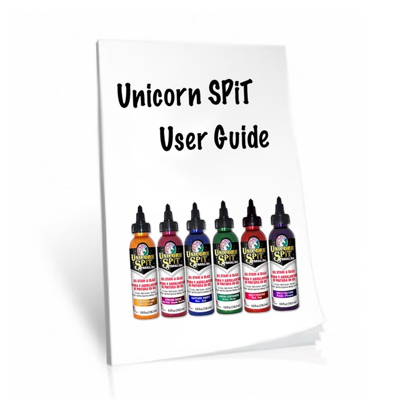 Unicorn SPiT Sparkling - Gel Stain & Glaze - 4oz Sparkle Collection - Dolly Firebird, Golden Gosling, Lavish Lovebirds, Sapphire Swift, Starling Sasha, Violet Vulture - Image 2