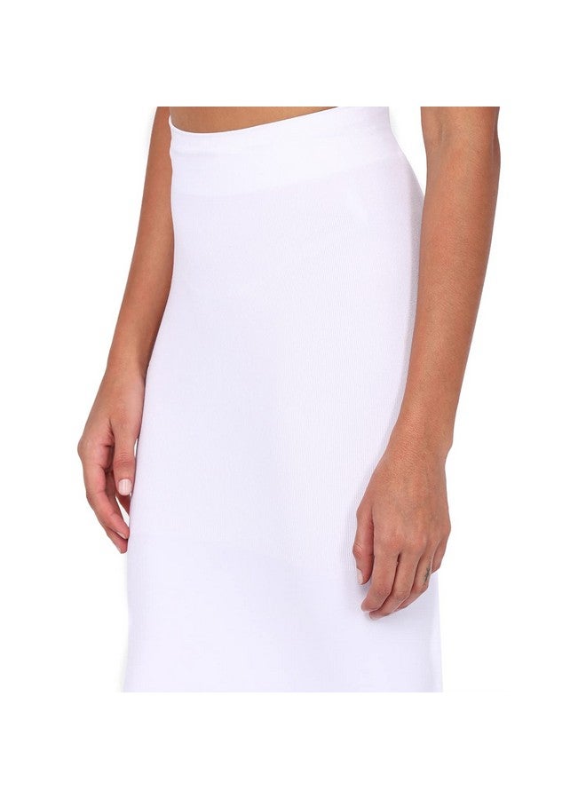 zivame Zivame All Day Seamless Mermaid Saree Shapewear with Removable Drawcord for Women - White1 - Image 5