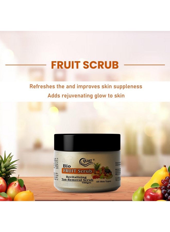 Quat Bio Fruit Face Scrub 100gm - Image 3