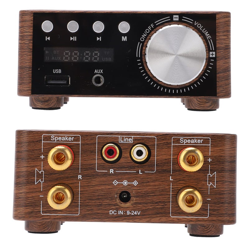 Digital Audio Amplifier Small Memory Card Player HIFI Stereo AMP USB Bluetooth 5.0 50W x 2 - Image 5