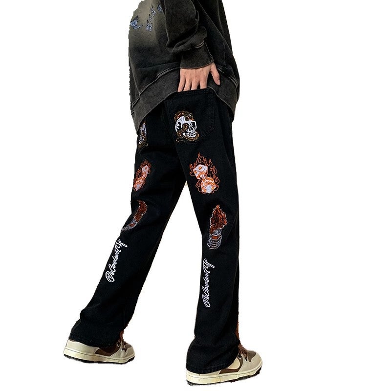 Unisex Casual Daily Denim Jeans - Image 5