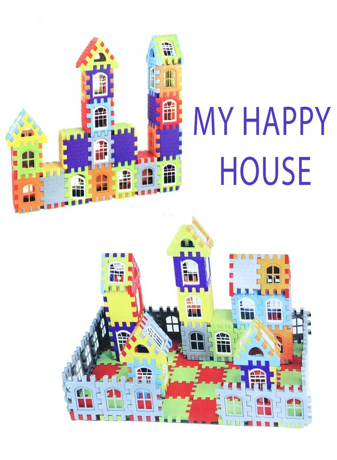 HighRoof Building Blocks for Kids,Smart Activity Fun and Learning Assemble Blocks Best Gift Toy Block Game for Kids/Boys/Children (72 pcs Block Learing) - Image 3