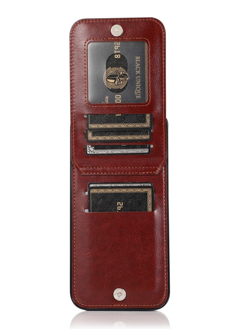 Suteni Flip Cover Protective Leather Case for iPhone - Image 4