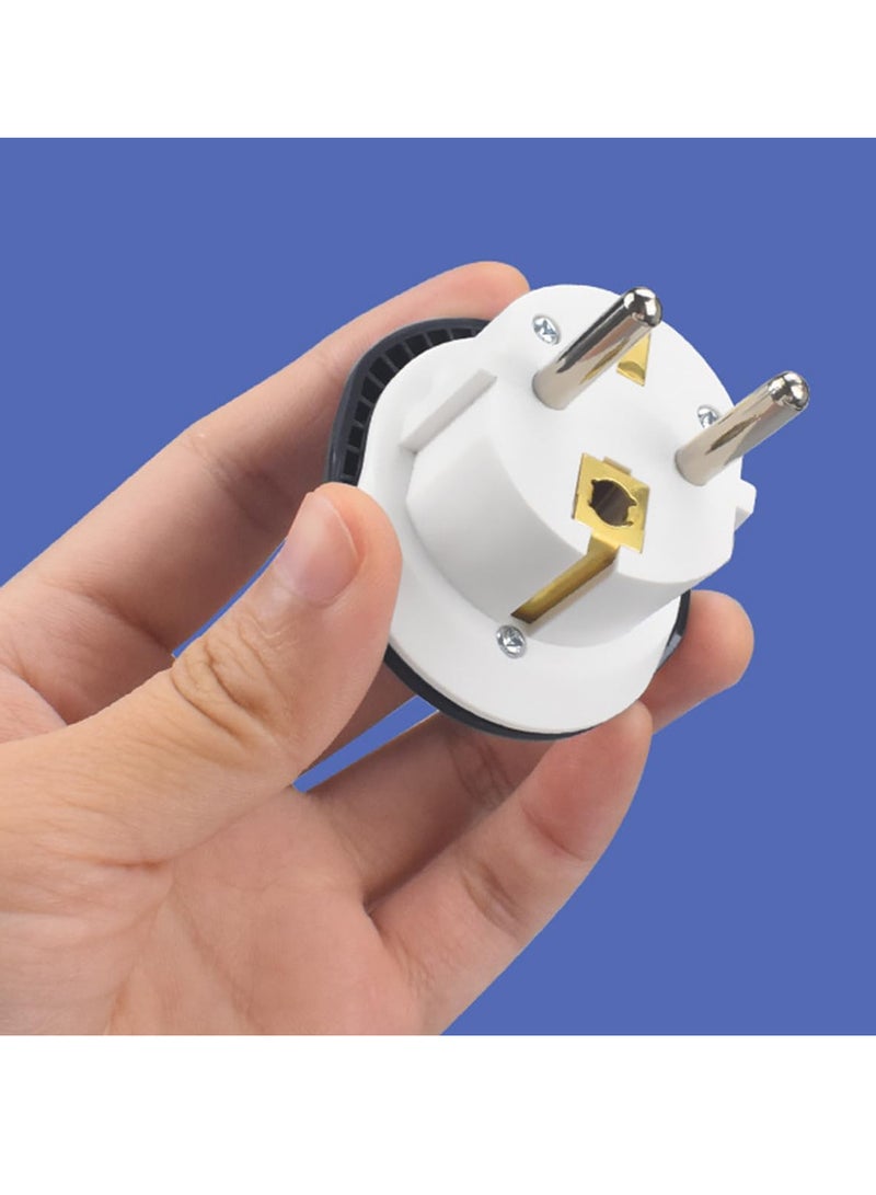 ECVV [4-Piece]Plug Converter, UAE, USA, EU, UK, AU, CN to KSA/EU/Germany Socket, Travel Adapter, Universal Socket Travel Adaptor for Business Trip Holiday Hotel Airport for Cell Phone, Laptop - Image 2