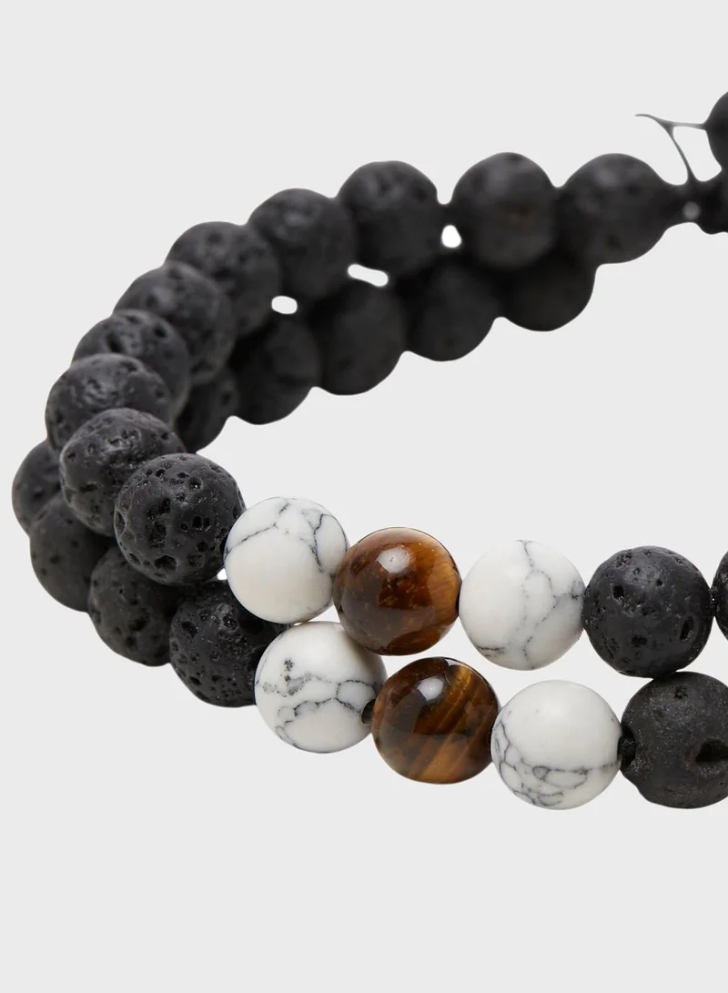 JACK & JONES 2 Pack Bracelets